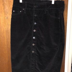 Corduroy Jean Skirt
